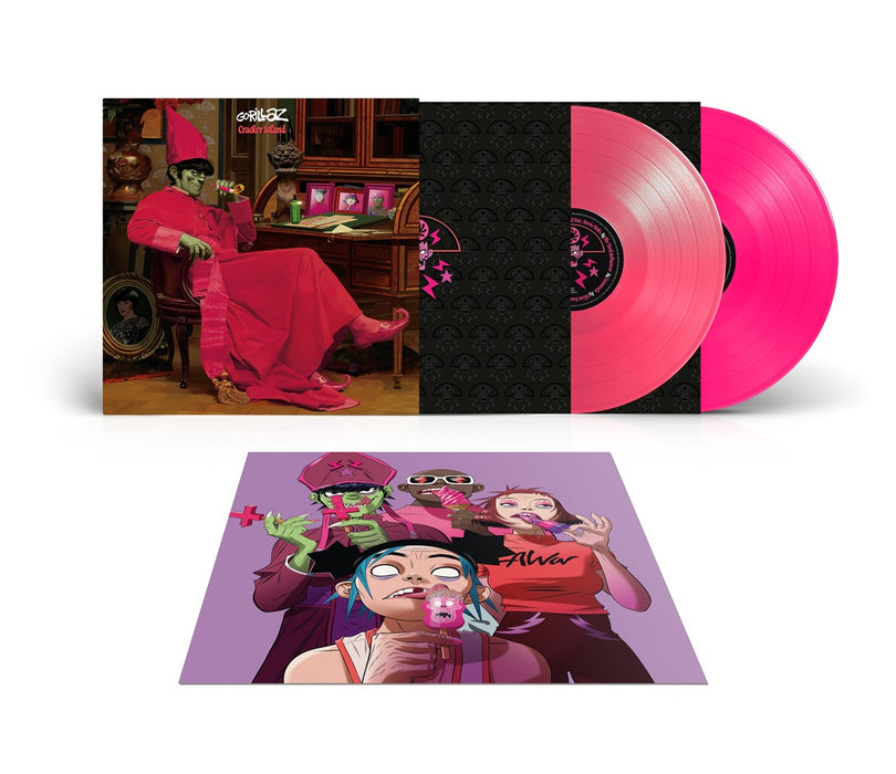 Gorillaz Cracker Island (Deluxe) Vinyl LP Pink Colour RSD 2024