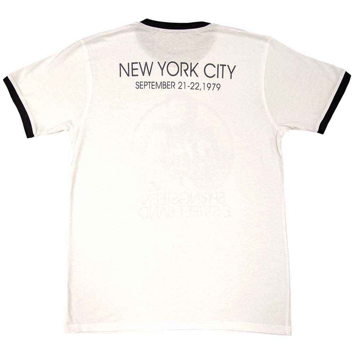 Bruce Springsteen NYC Ringer White Small Unisex T-Shirt