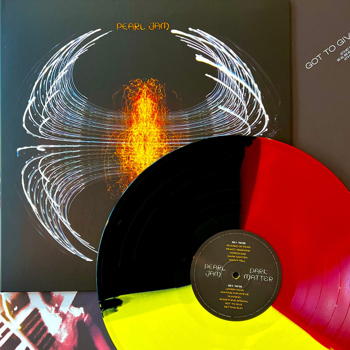 Pearl Jam Dark Matter Vinyl LP Black, Red & Yellow Colour 2024