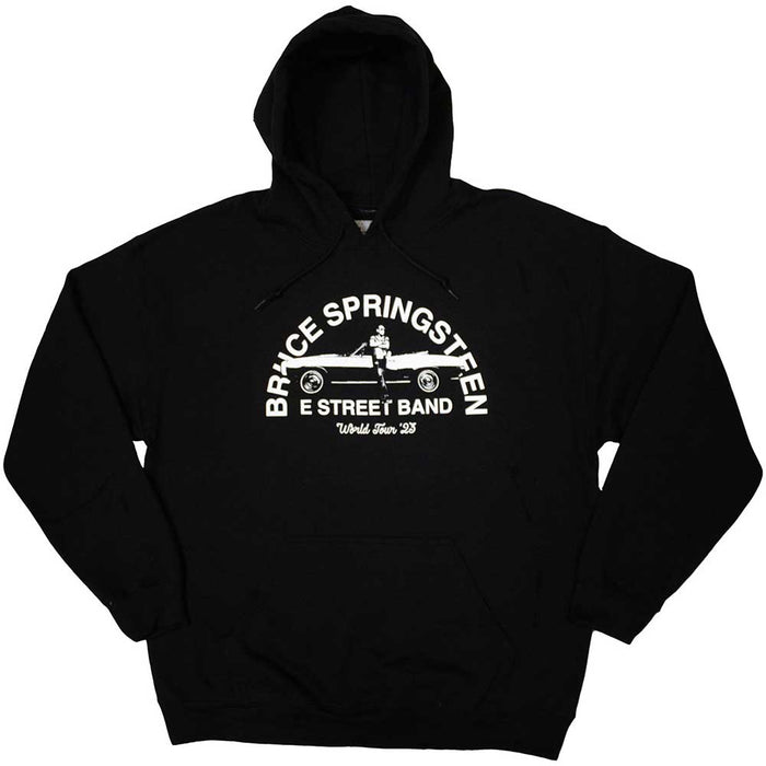 Bruce Springsteen Tour 2023 Leaning Car Black Small Unisex Hoodie