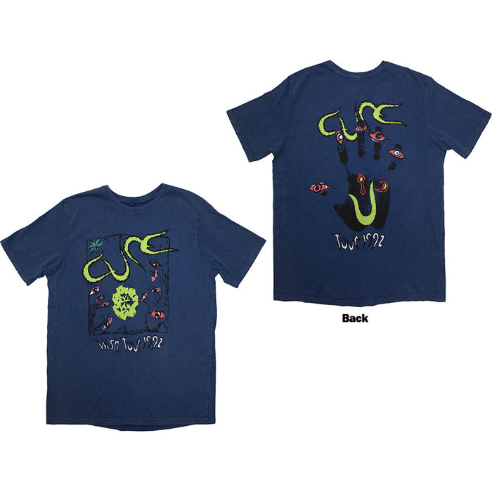 The Cure Wish Tour '92 Stone Wash Denim Blue X-Large T-Shirt