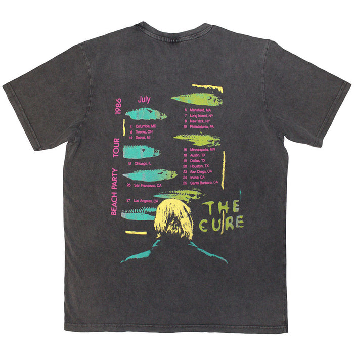 The Cure Beach Party Tour '86 Charcoal Grey XX-Large T-Shirt
