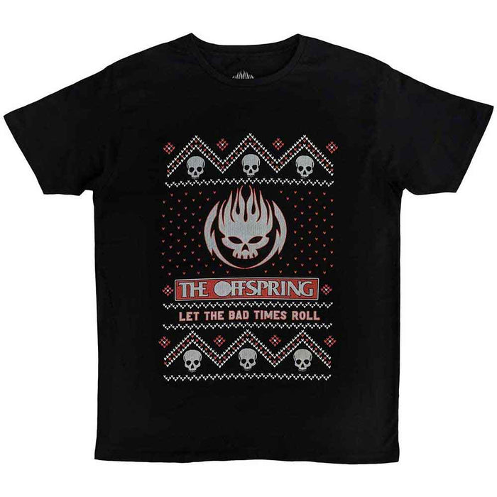 The Offspring Christmas Bad Times Black XX-Large T-Shirt