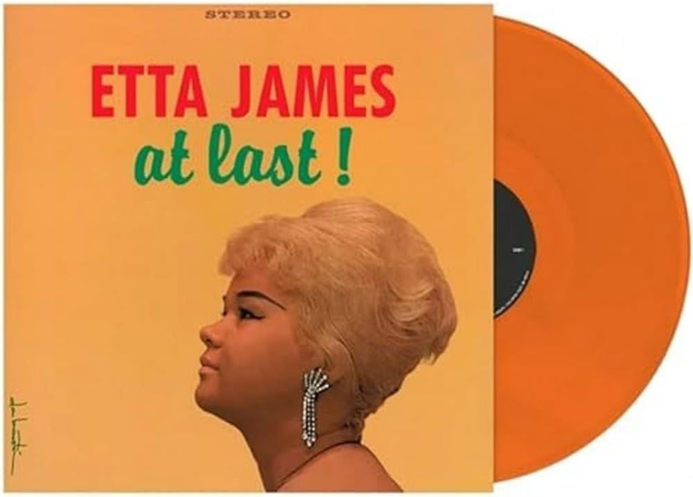 Etta James At Last! Vinyl LP Orange Colour