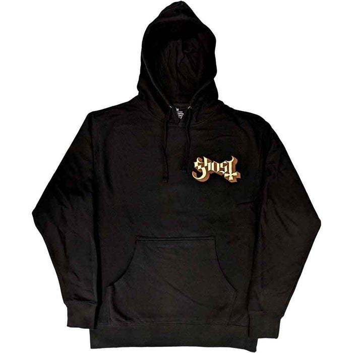 Ghost Logo Black XX-Large Hoodie