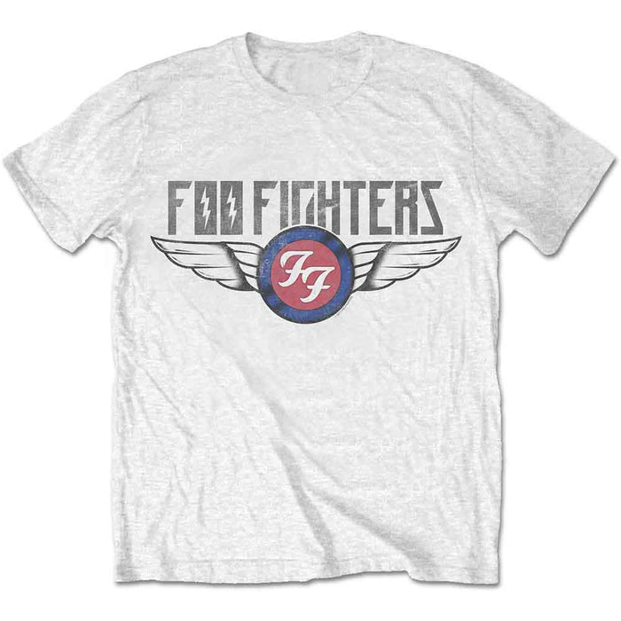 Foo Fighters Flash Wings White XX-Large T-Shirt