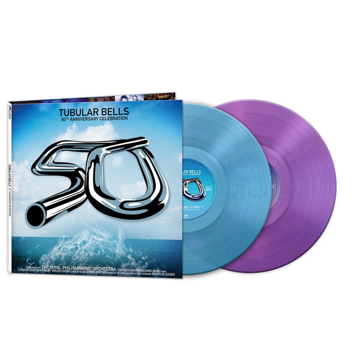 The Royal Philharmonic Orchestra Tubular Bells Vinyl LP 50th Anniversary Blue & Purple Colour 2022