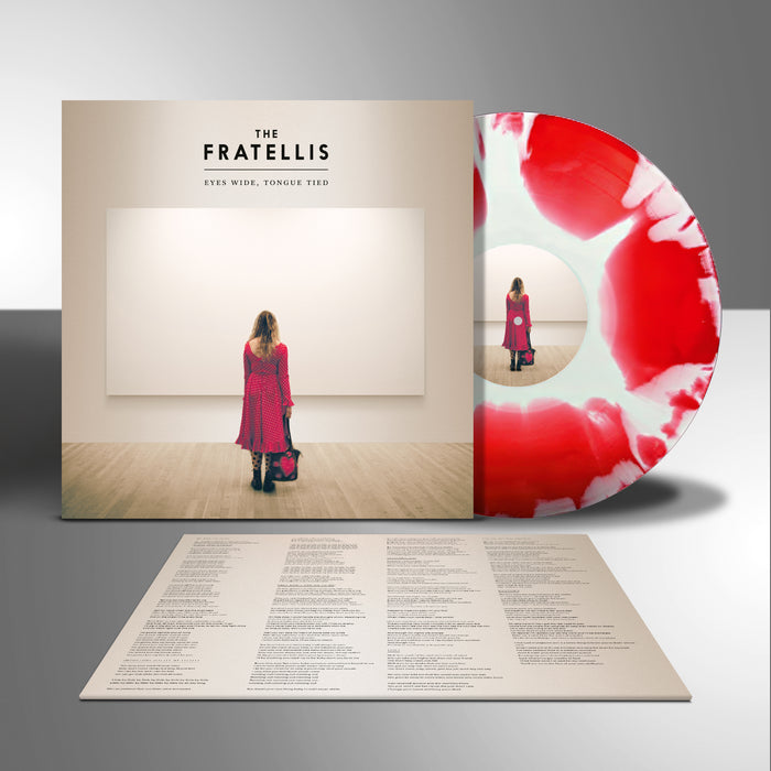 The Fratellis Eyes Wide Tongue Tied Vinyl LP Red/White Sunburst Colour Due Out 04/12/26