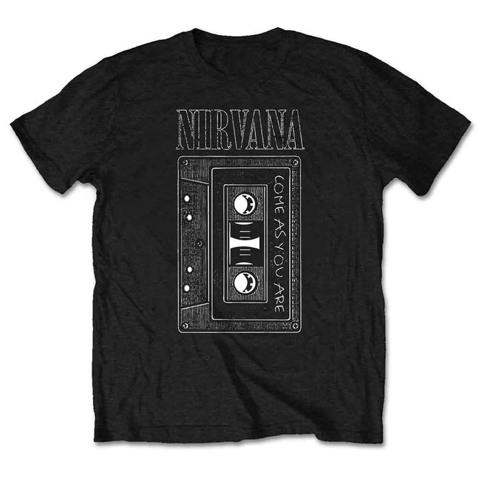 Nirvana As You Are Tape Black Small T-Shirt