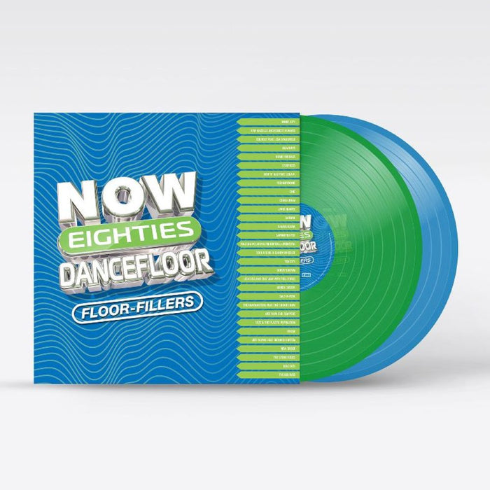 NOW That's What I Call 80's Dancefloor: FLOORFILLERS Vinyl LP Blue & Green Colour Due Out 28/03/25