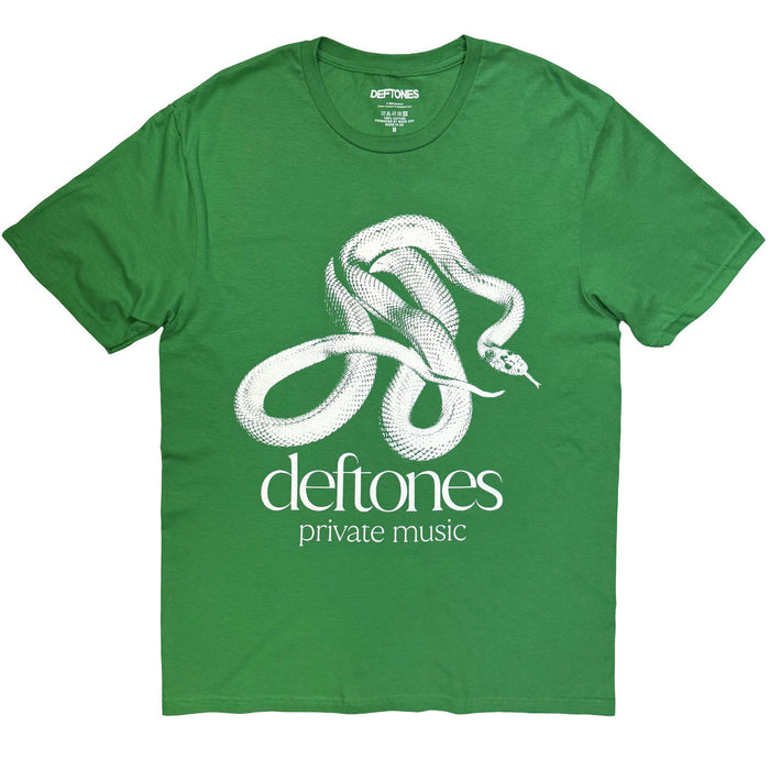 Deftones Private Music Green XX-Large T-Shirt