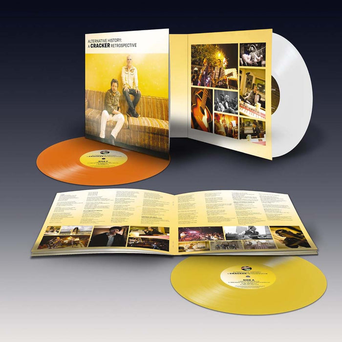 Cracker Alternative History: A Cracker Retrospective Vinyl LP Boxset Yellow, White & Orange Colour Due 2024