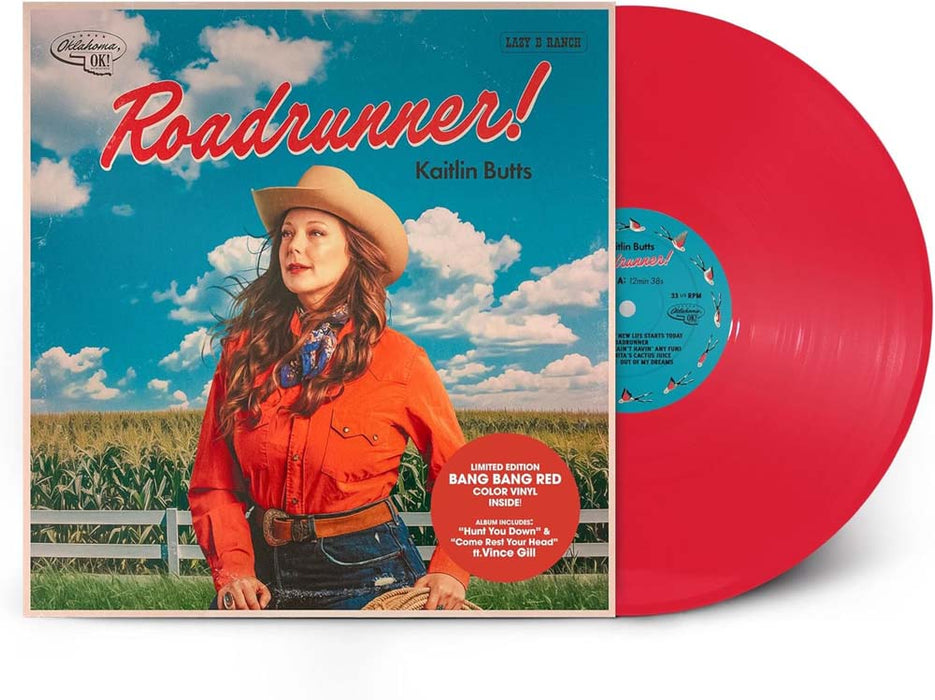 Kaitlin Butts Roadrunner! Vinyl LP Red Colour 2024