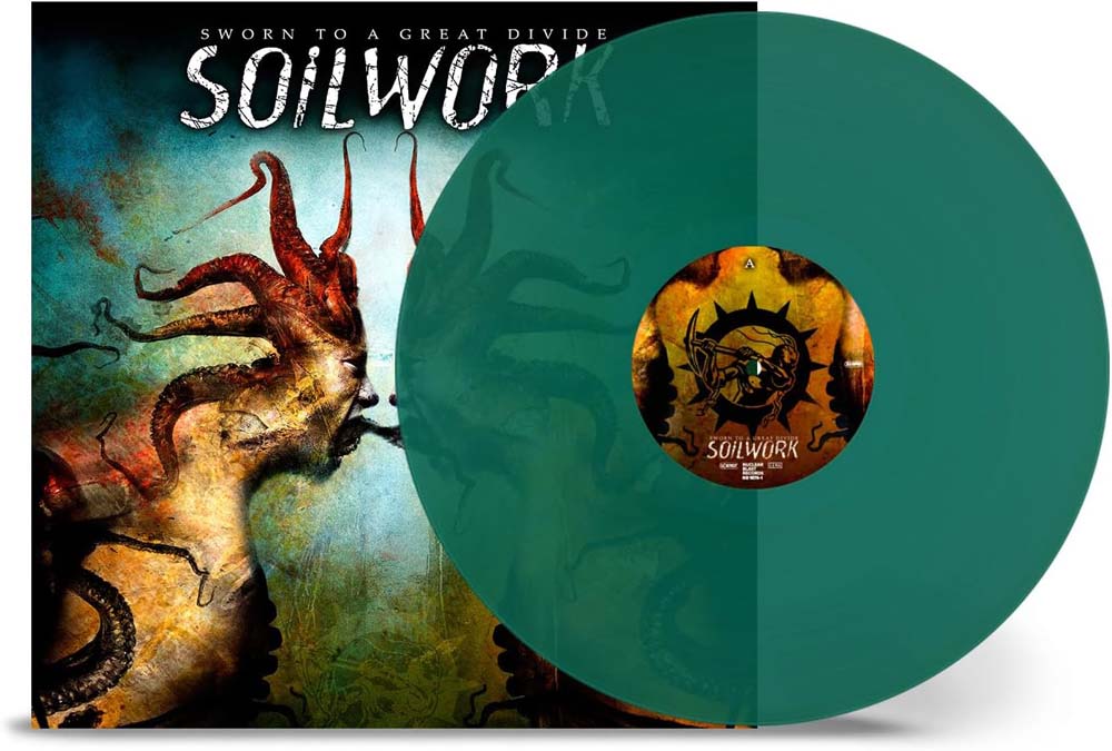Soilwork Sworn To A Great Divide Vinyl LP Transparent Green Colour 2024