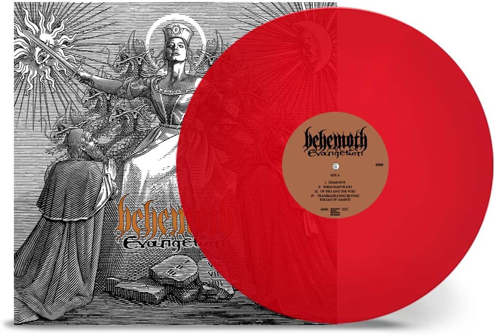 Behemoth Evangelion Vinyl LP Transparent Red Colour 2024