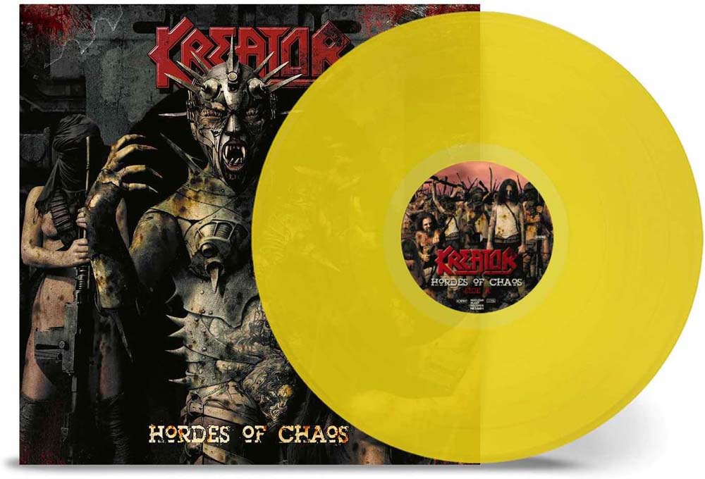 Kreator Hordes Of Chaos Vinyl LP Transparent Yellow Colour Due Out 27/09/24