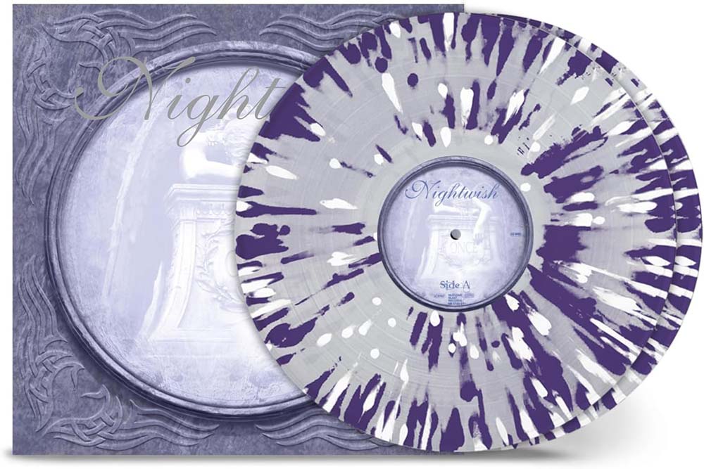 Nightwish Once Vinyl LP Clear White Purple Splatter Colour 2024