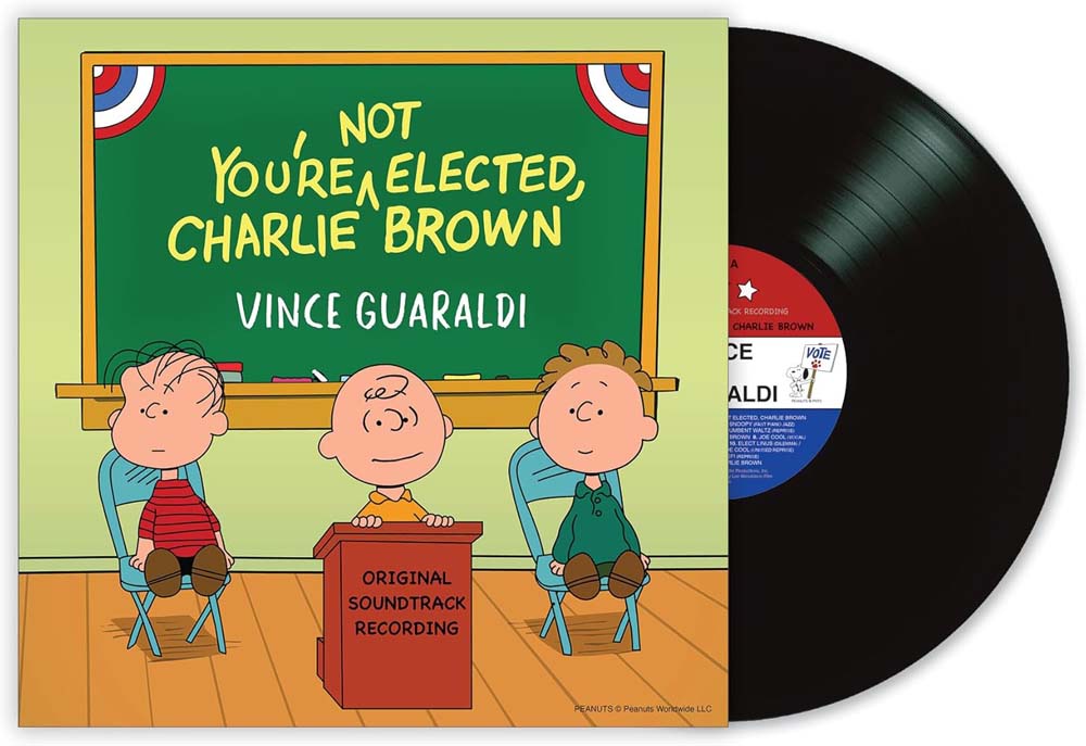 Vince Guaraldi You're Not Elected, Charlie Brown Vinyl LP 2024