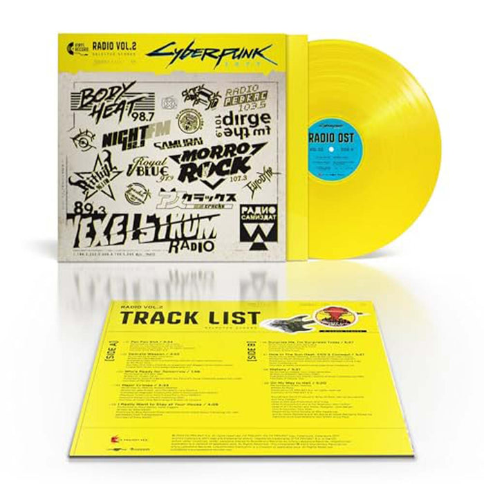 Cyberpunk 2077 Radio Vol.2 Vinyl LP Opaque Yellow Colour 2024