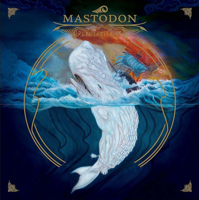 Mastodon Leviathan Vinyl LP White & Green Splatter 2024