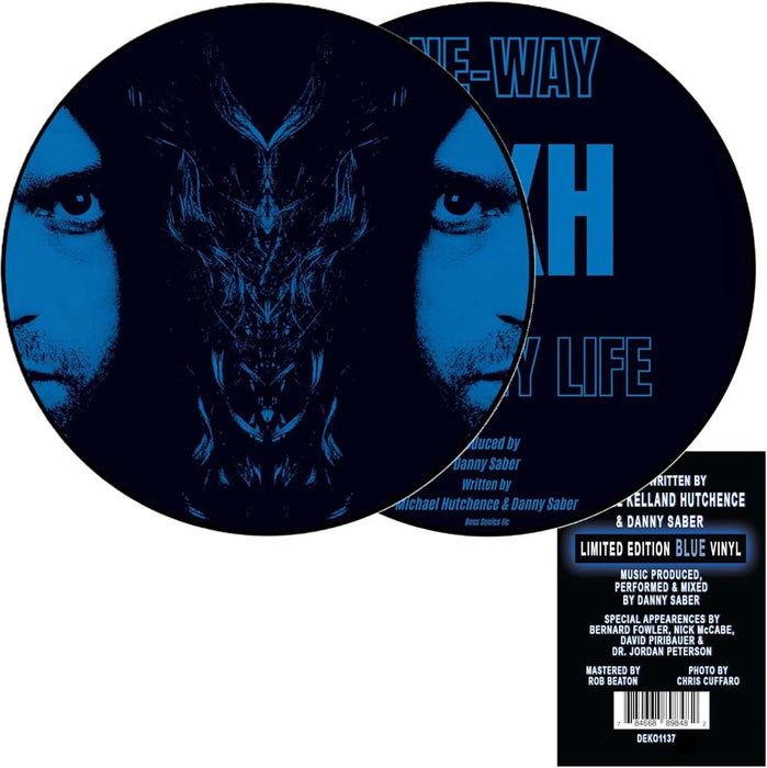 Michael Hutchence One Way / Save My Life 10" Vinyl Single Blue Colour 2025