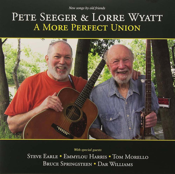 Pete Seeger And Lorre Wyatt A More Perfect Union Double Vinyl LP