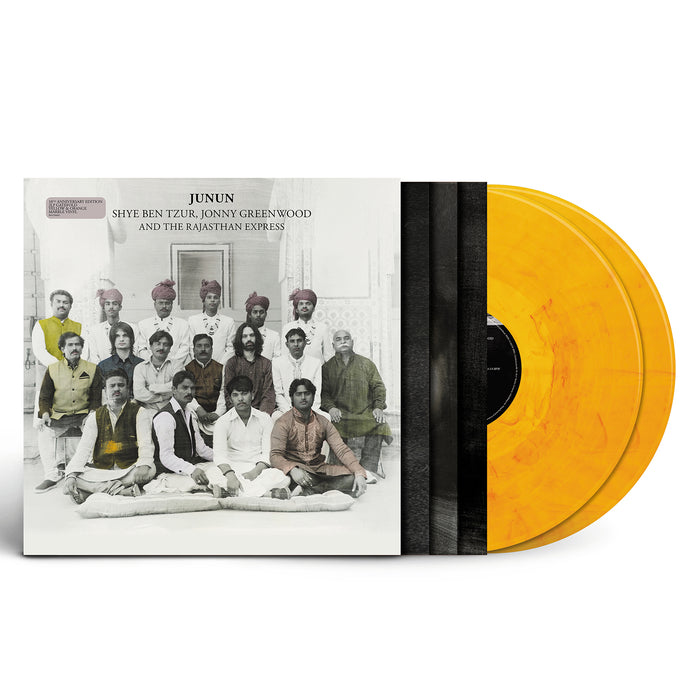 Shye Ben-Tzur & Jonny Greenwood & The Rajasthan Express Junun Vinyl LP Yellow & Orange Marble Colour 2026