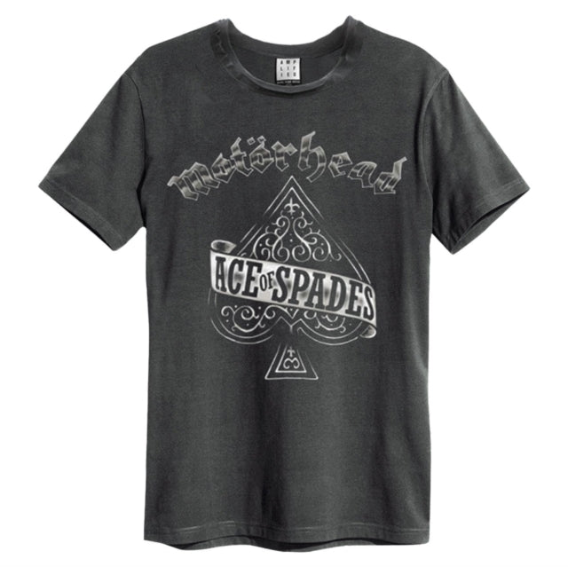 Motorhead Ace Of Spades Amplified Charcoal X-Large Unisex T-Shirt