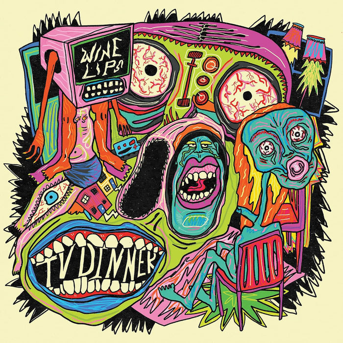 Wine Lips TV Dinner Vinyl LP Eco-Mix Jade Colour Due Out 28/08/26