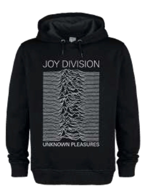 Joy Division Unknown Pleasures Amplified Black Large Unisex Hoodie