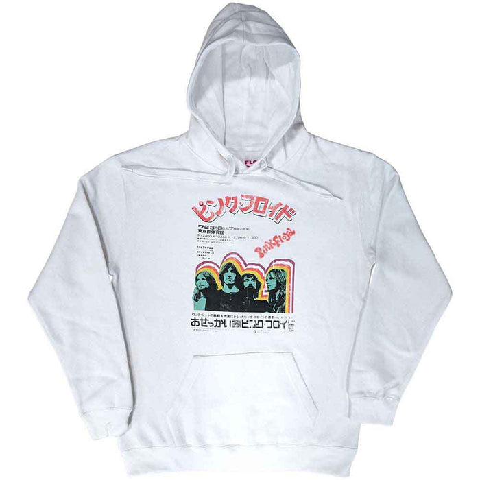 Pink Floyd Japanese Poster White Medium Hoodie