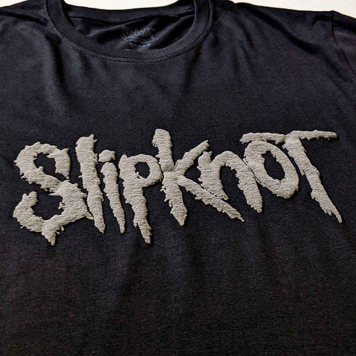 Slipknot Logo High-Build Black Large Unisex T-Shirt