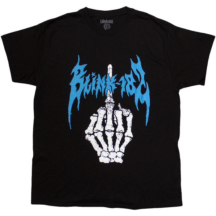 Blink-182 Middle Finger Black X-Large T-Shirt