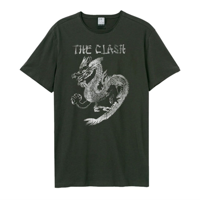 The Clash New Dragon Amplified Charcoal Small Unisex T-Shirt