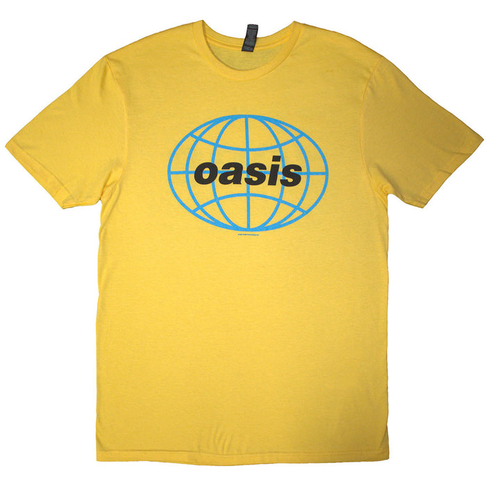 Oasis 1998 World Tour South America Yellow Medium T-Shirt