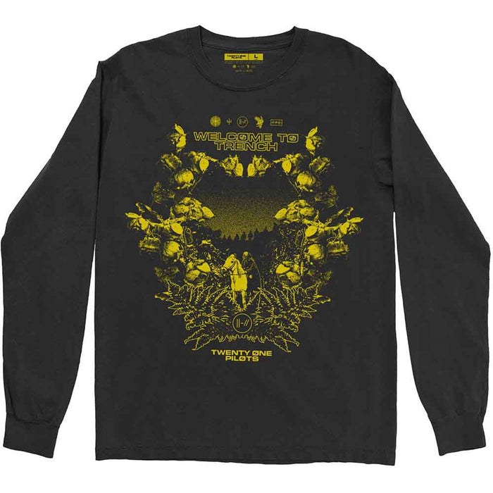 Twenty One Pilots Trench Scene Black Long Sleeve X-Large T-Shirt