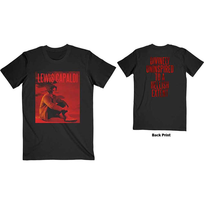 Lewis Capaldi Divinely Uninspired To A Black Small T-Shirt