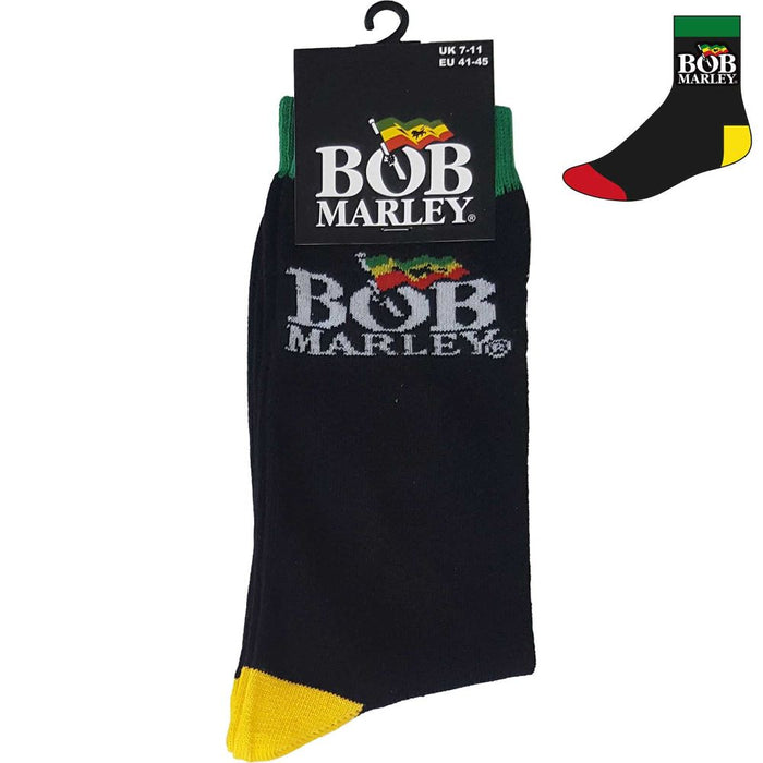 Bob Marley Unisex Ankle Socks: Logo (Uk Size 7 - 11)