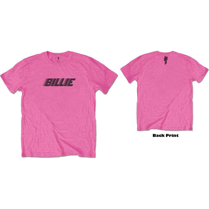 Billie Eilish Racer Logo & Blohsh Pink Medium T-Shirt