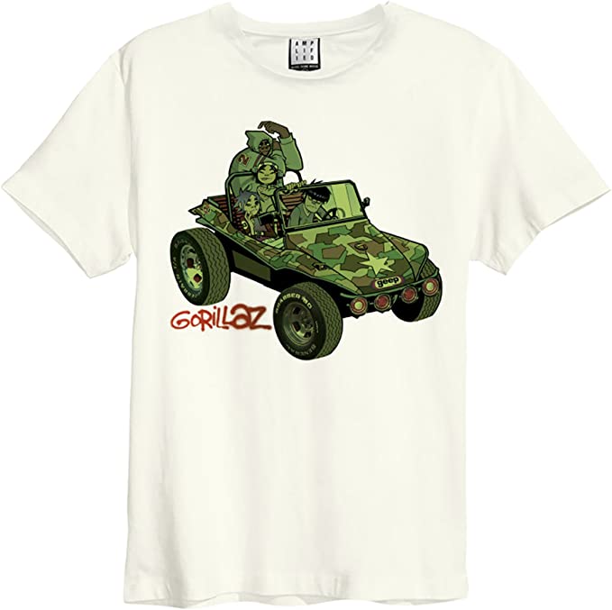 Gorillaz Geep White Medium T-Shirt