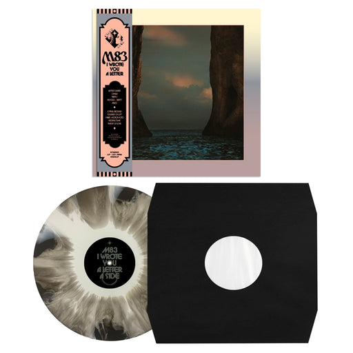 M83 I Wrote You A Letter Vinyl LP Indies Black & White Swirl Colour
