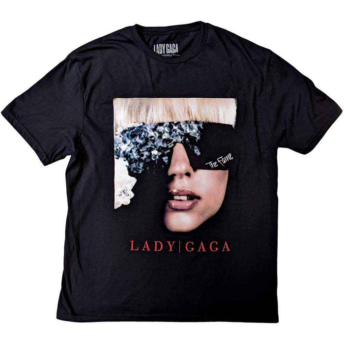 Lady Gaga The Fame Photo Black Small T-Shirt