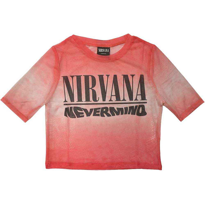 Nirvana Nevermind Medium Mesh Crop Top