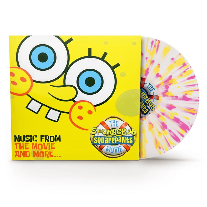 The SpongeBob SquarePants Movie Soundtrack Vinyl LP Pink & Yellow Splatter Colour Black Friday 2024