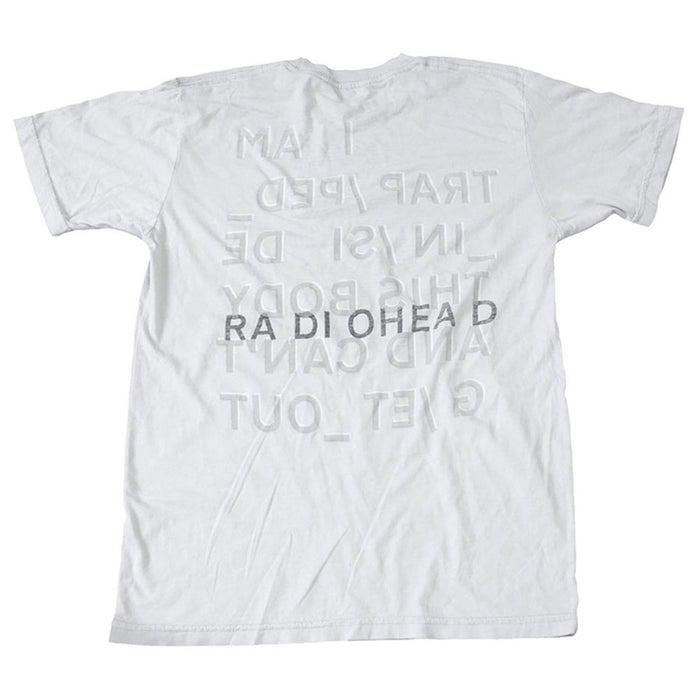 Radiohead Trapped White Medium T-Shirt