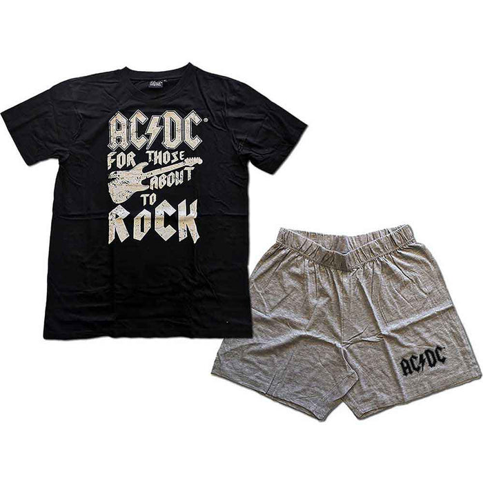 AC/DC X-Large Summer Pyjamas