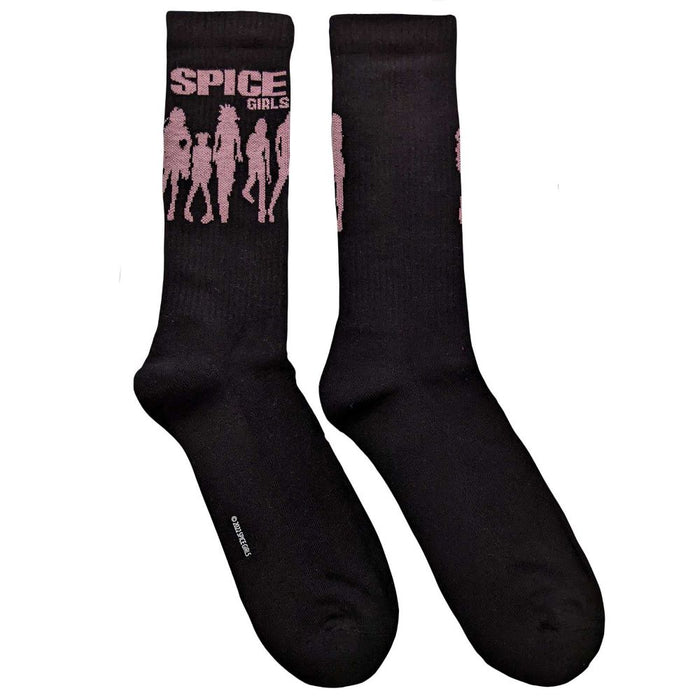 The Spice Girls Unisex Ankle Socks: Silhouette (Uk Size 7 - 11)