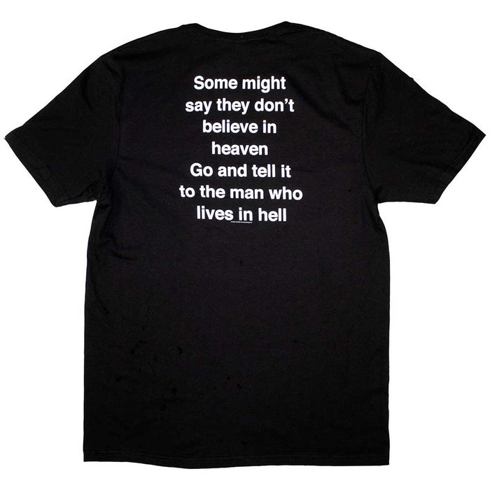 Oasis Some Might Say Lyric Black Large T-Shirt