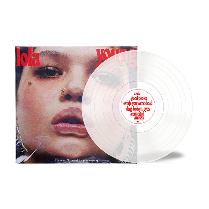 Lola Young This Wasn't Meant For You Anyway Vinyl LP Indies Transparent Colour Due Out 28/02/25