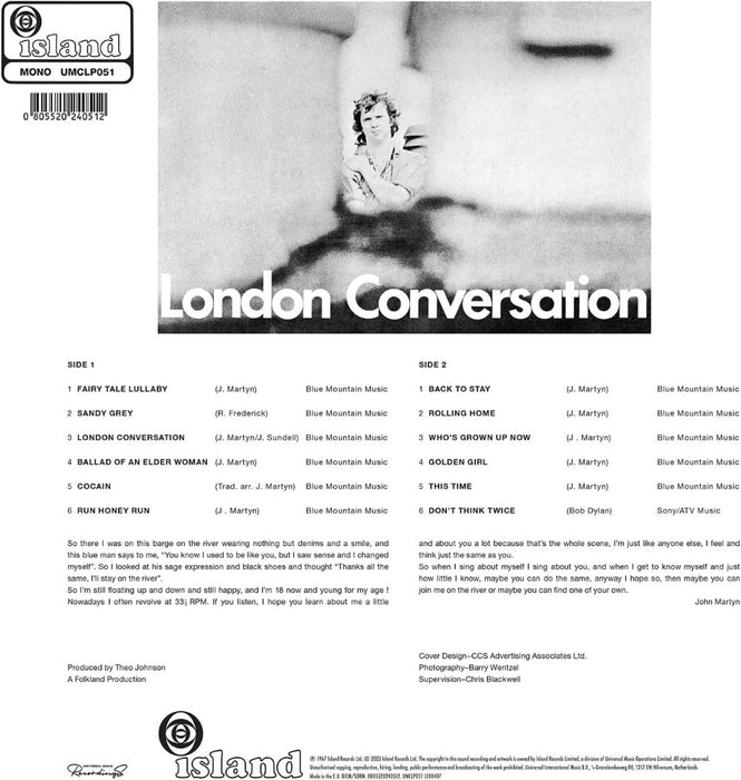 John Martyn London Conversation Vinyl LP 2023